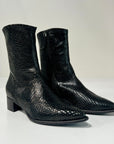 W6-RAYA07 Stivaletto Snake Nero Woman