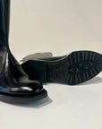 W6-K69-3 Stivale Basso Vernice Nero