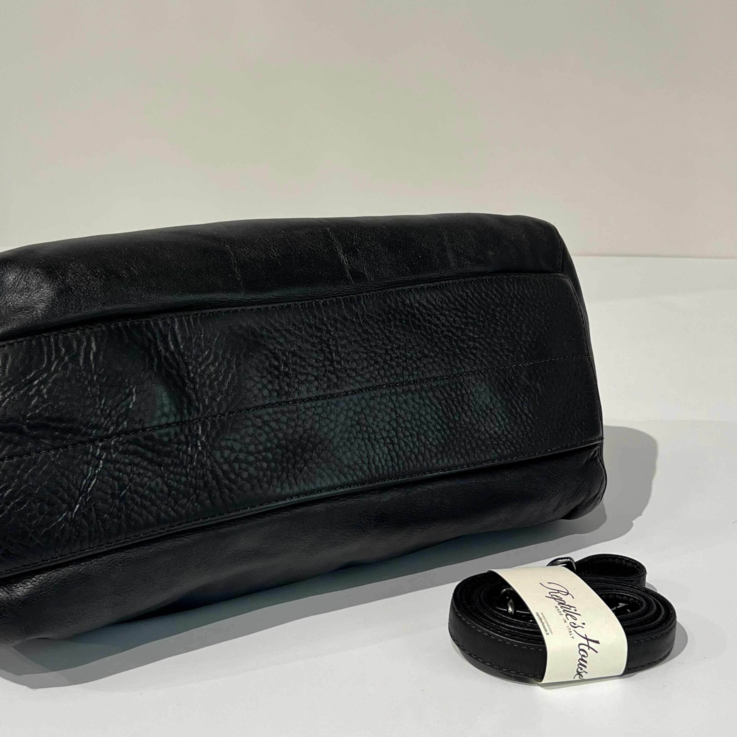 W6-849 LILA Borsa Calf Rum Nero