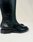 W6-K69-3 Stivale Basso Vernice Nero