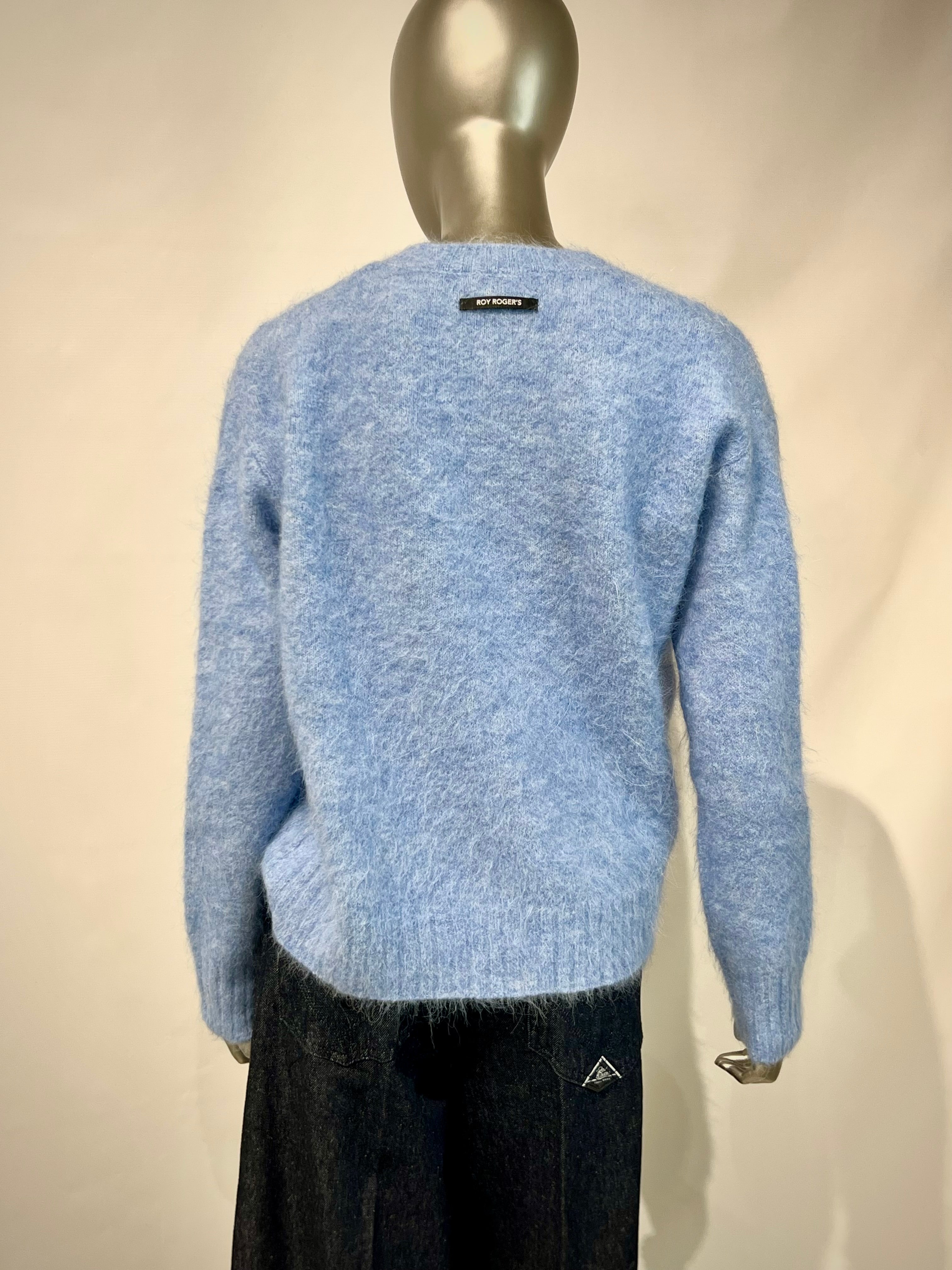 DW5-CREW NECK Maglioncino Light Blue Woman