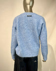 DW5-CREW NECK Maglioncino Light Blue Woman