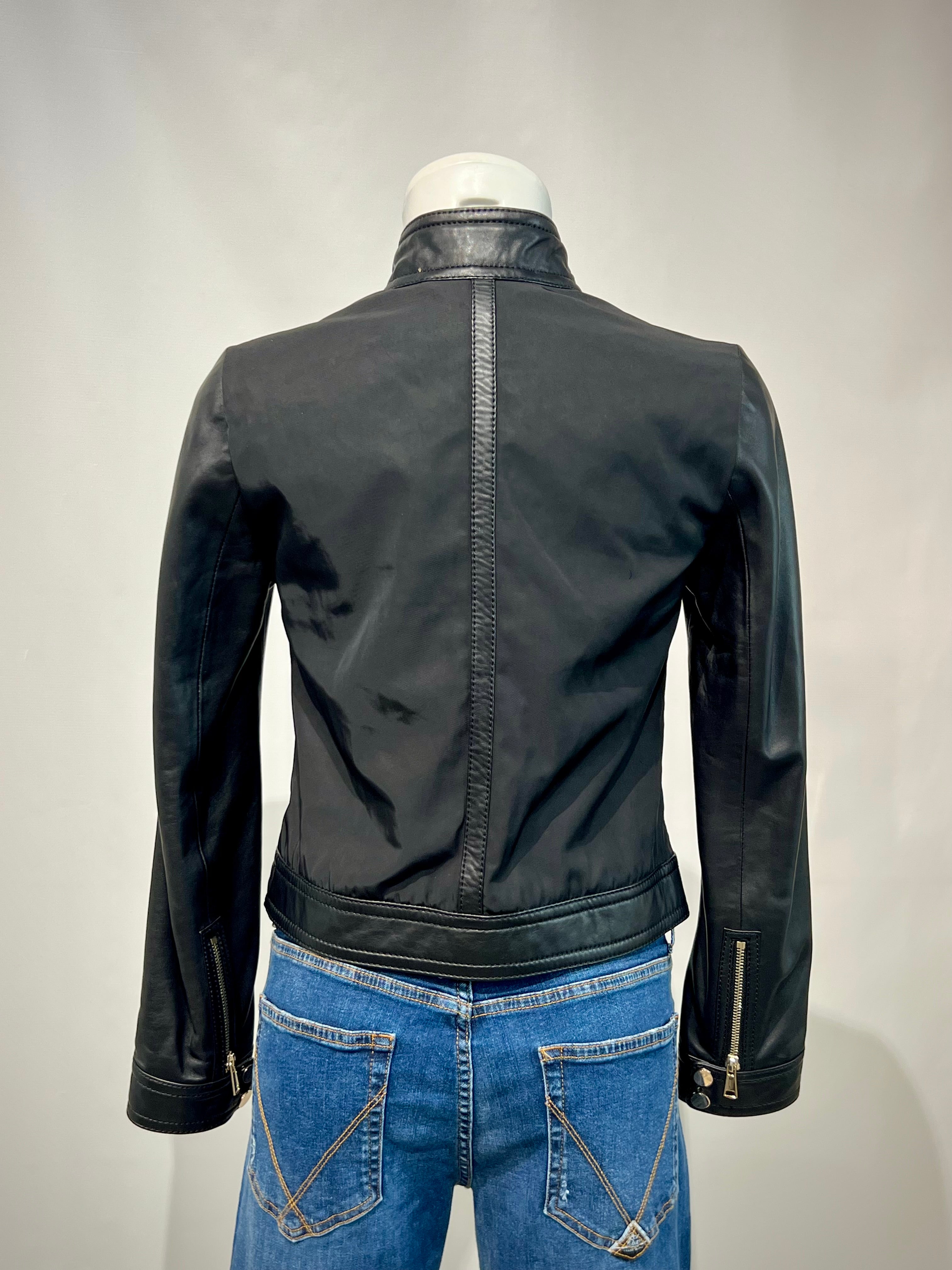 DS4-TRINIDAD MIX Giubbotto in Pelle Black Woman