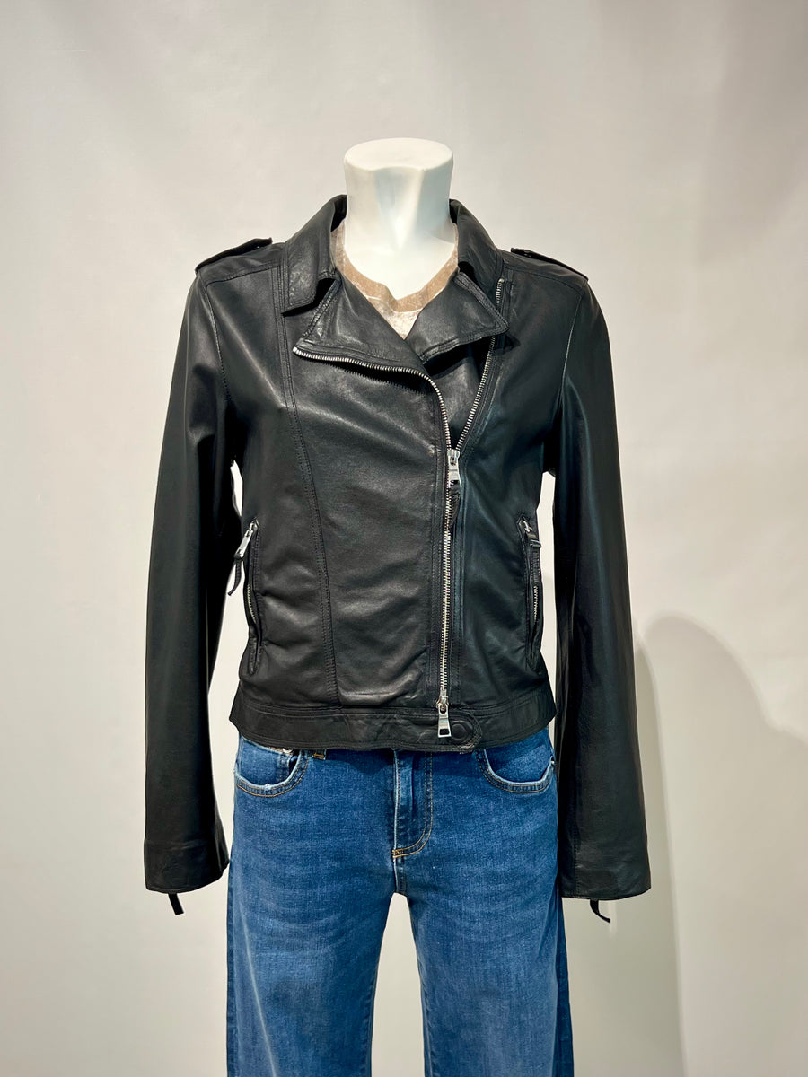 DS5-CICLONE Giubbotto Chiodo Black Woman