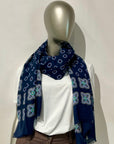 W6-Peonia Sciarpa 1036 Blu