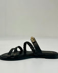 S6-8550 Sabot Aperto Dettaglio Gold Black