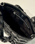 W6-EBAG53 Borsa Intreccio Nappa Nero