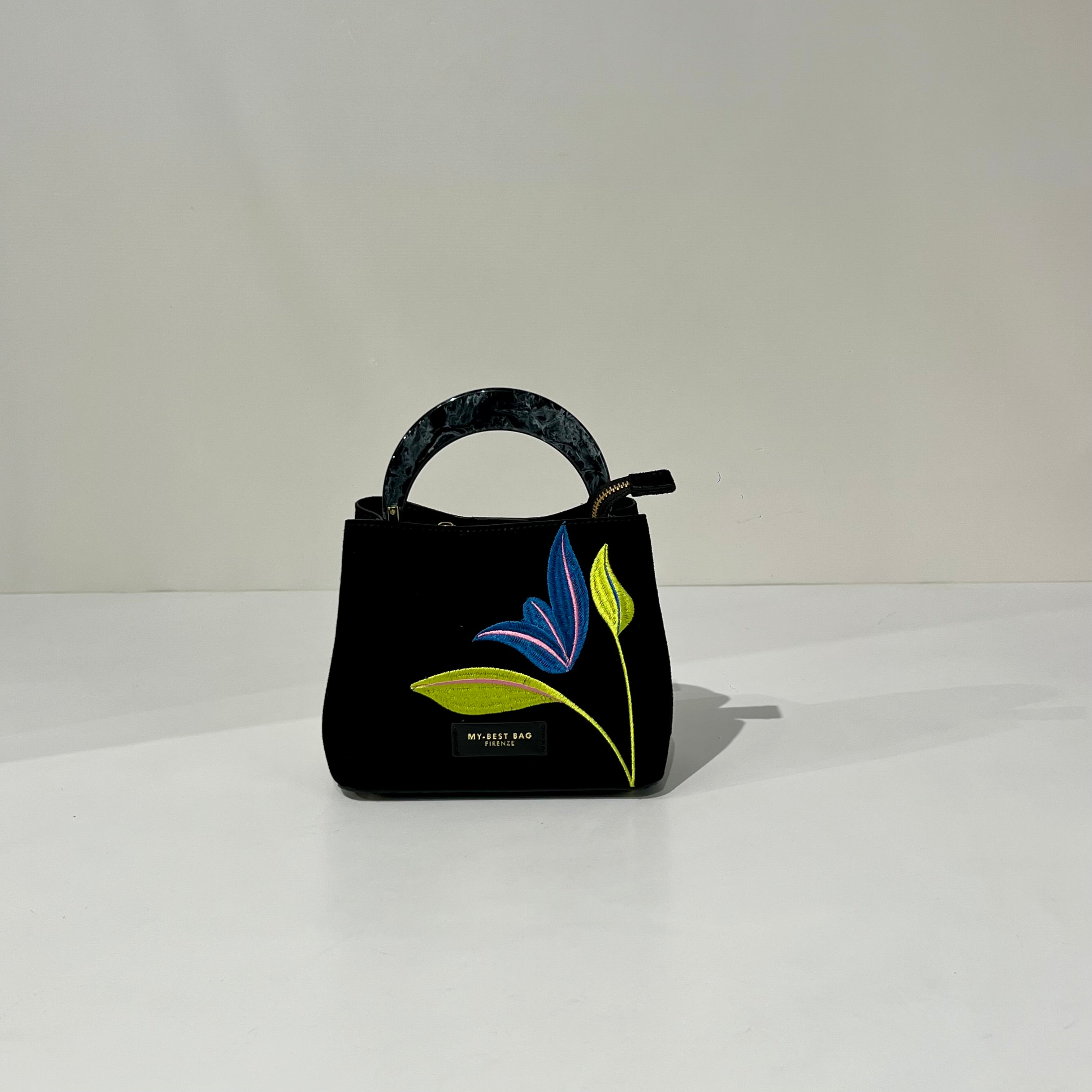 W6-3034 INGRID VISION Suede Nero Multi