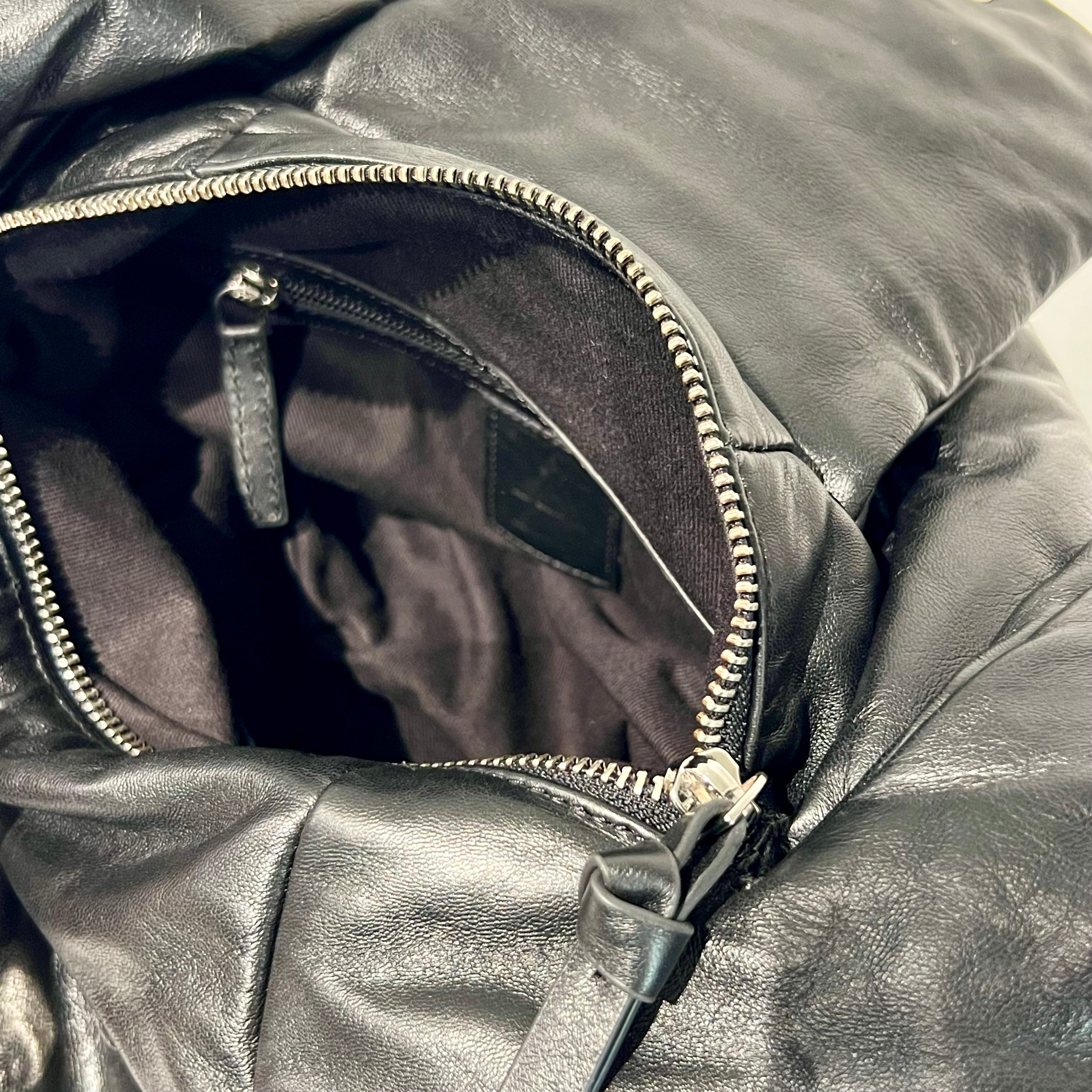 W6-EBAG59 Borsa Hobo Nappa Nero