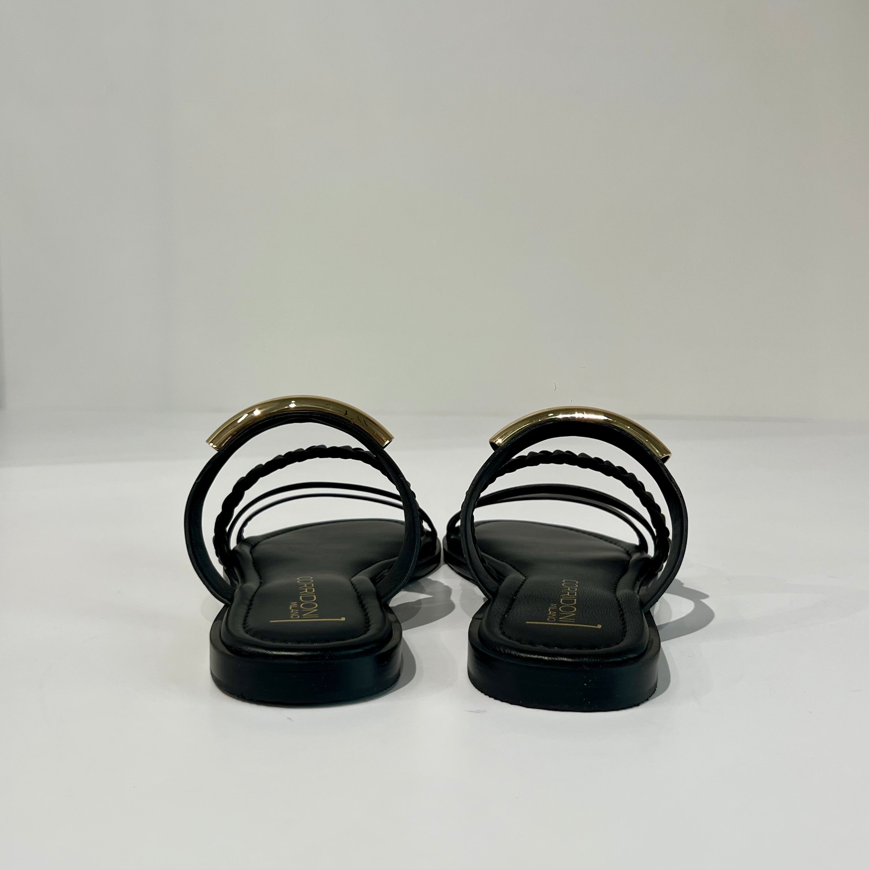 S6-8550 Sabot Aperto Dettaglio Gold Black