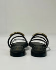 S6-8550 Sabot Aperto Dettaglio Gold Black