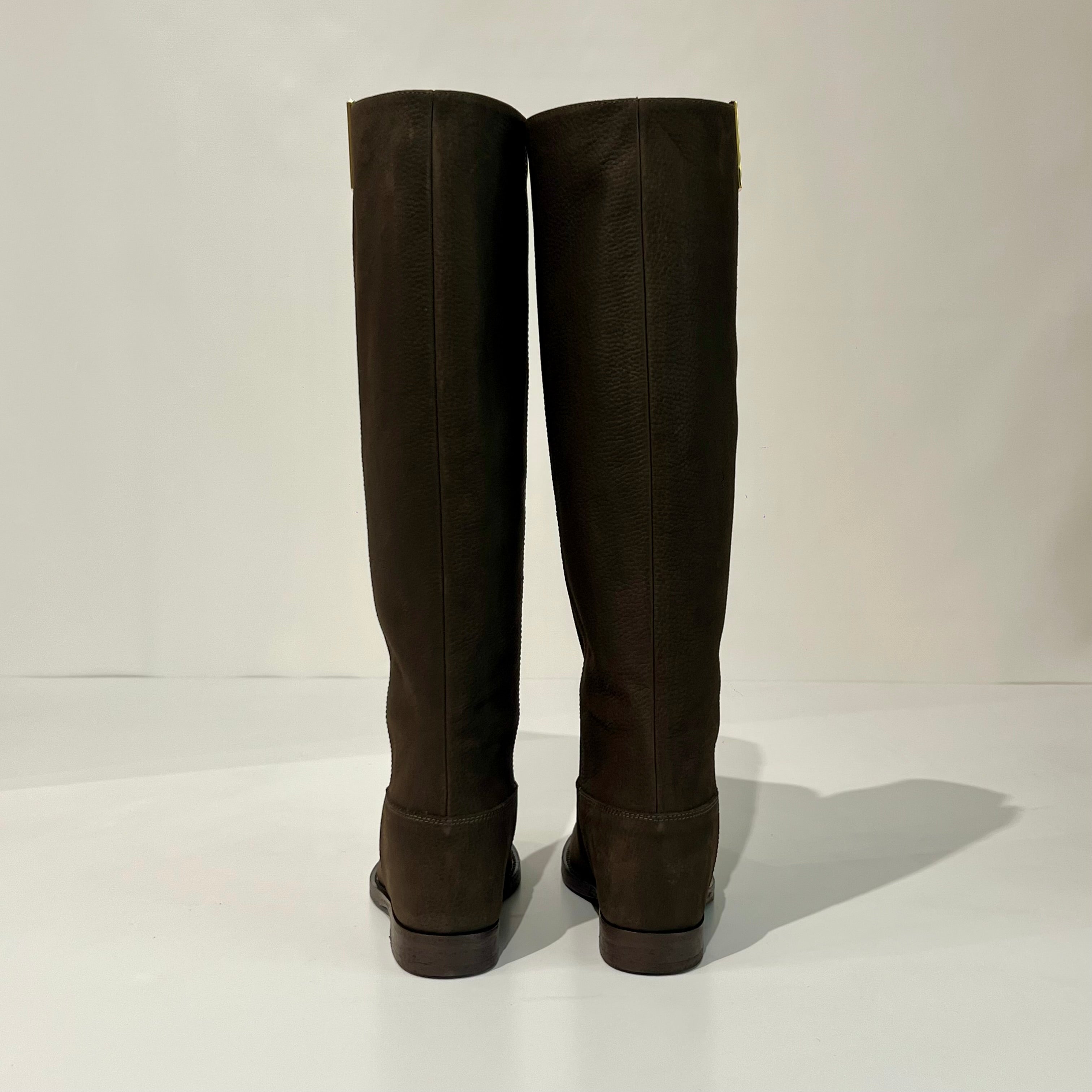 W5-2568 Stivale Desire V Oro Scamosciato Testa di Moro