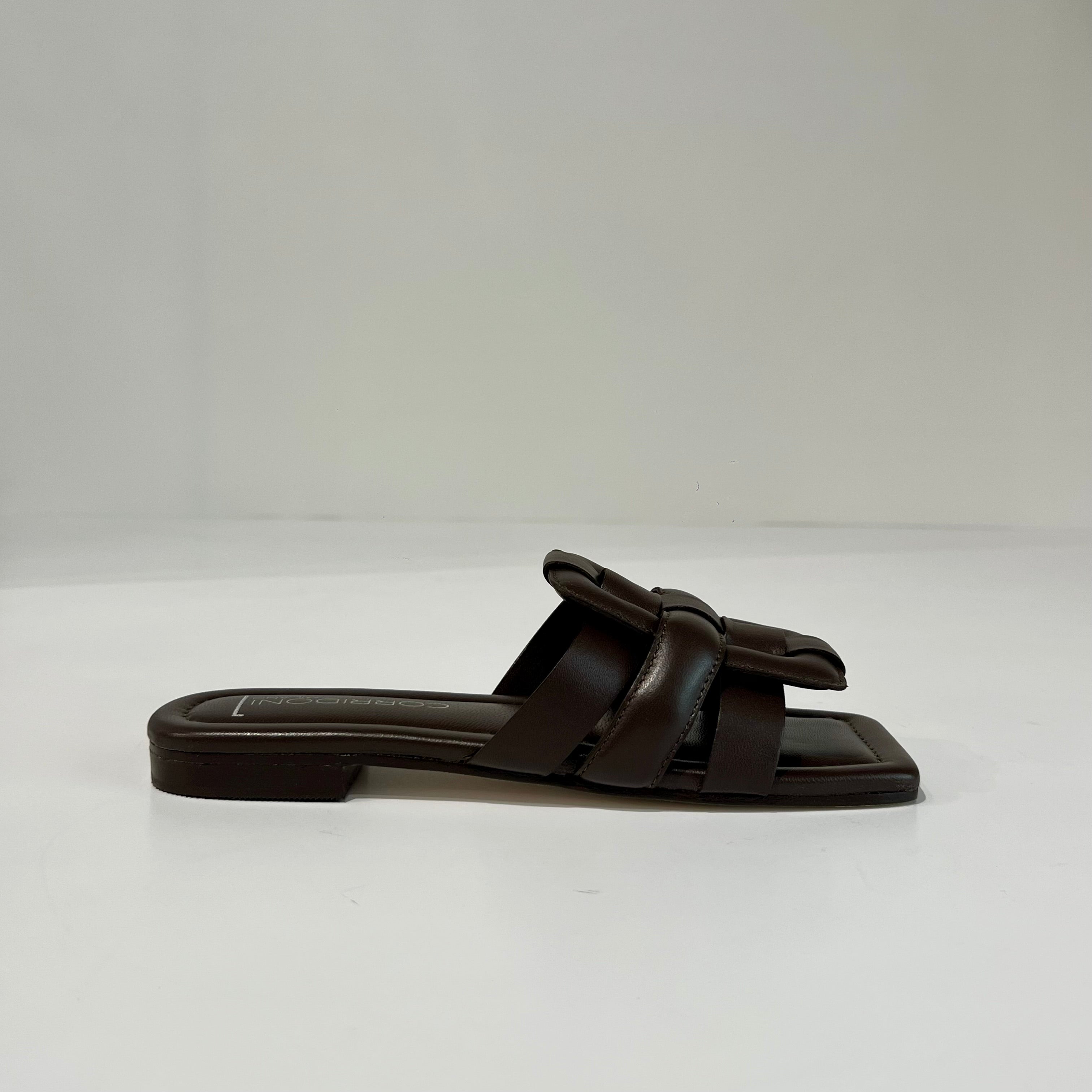 S6-8556 Sabot Aperto Imbottito Chocolate