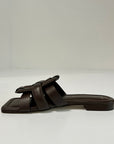 S6-8556 Sabot Aperto Imbottito Chocolate