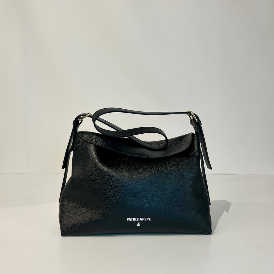 W5-8B0257 Borsa a Tracolla Never Complete Nero