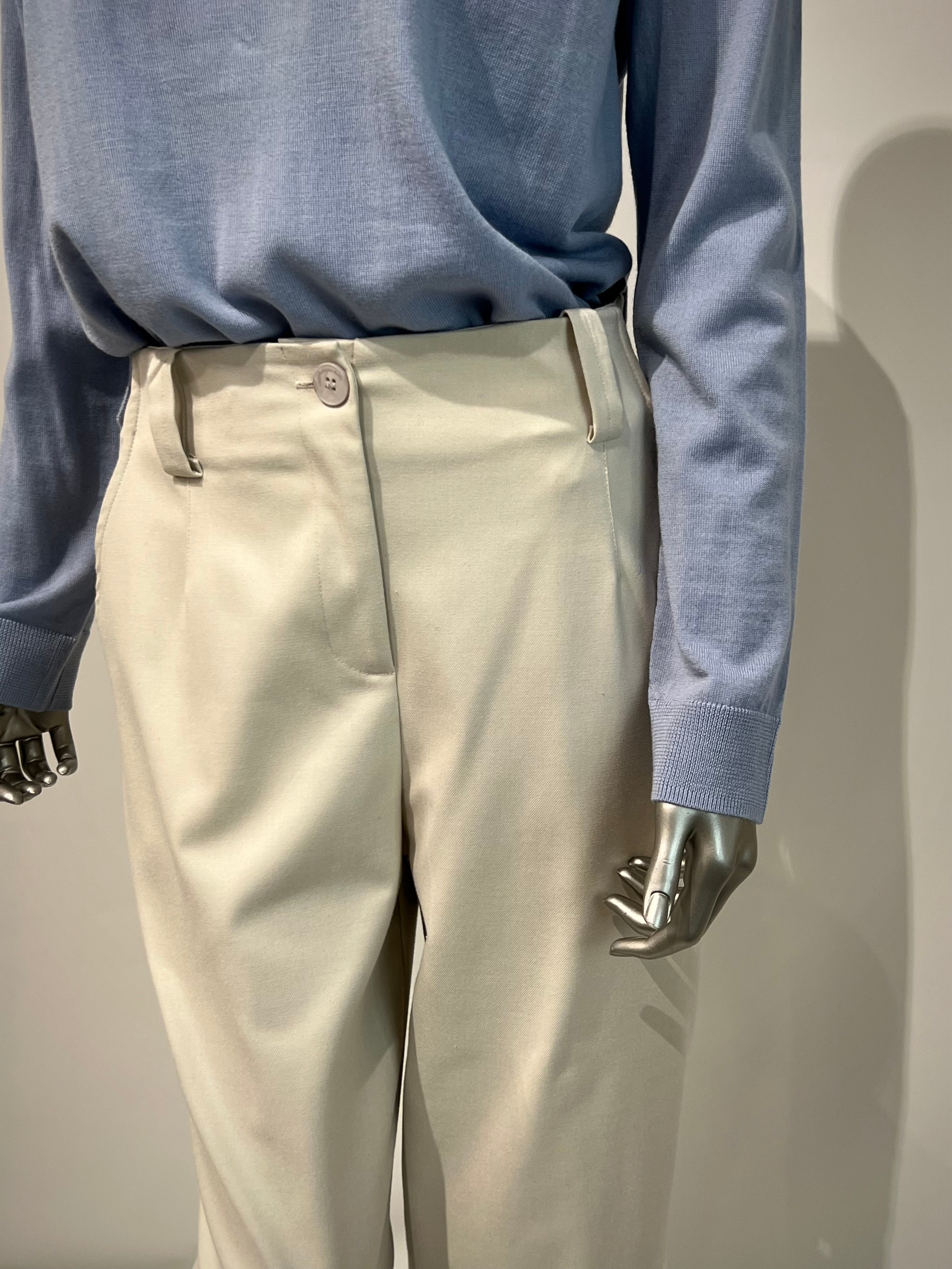 W5-25034 Pantalone Cropped Stretch con Tasche Sale