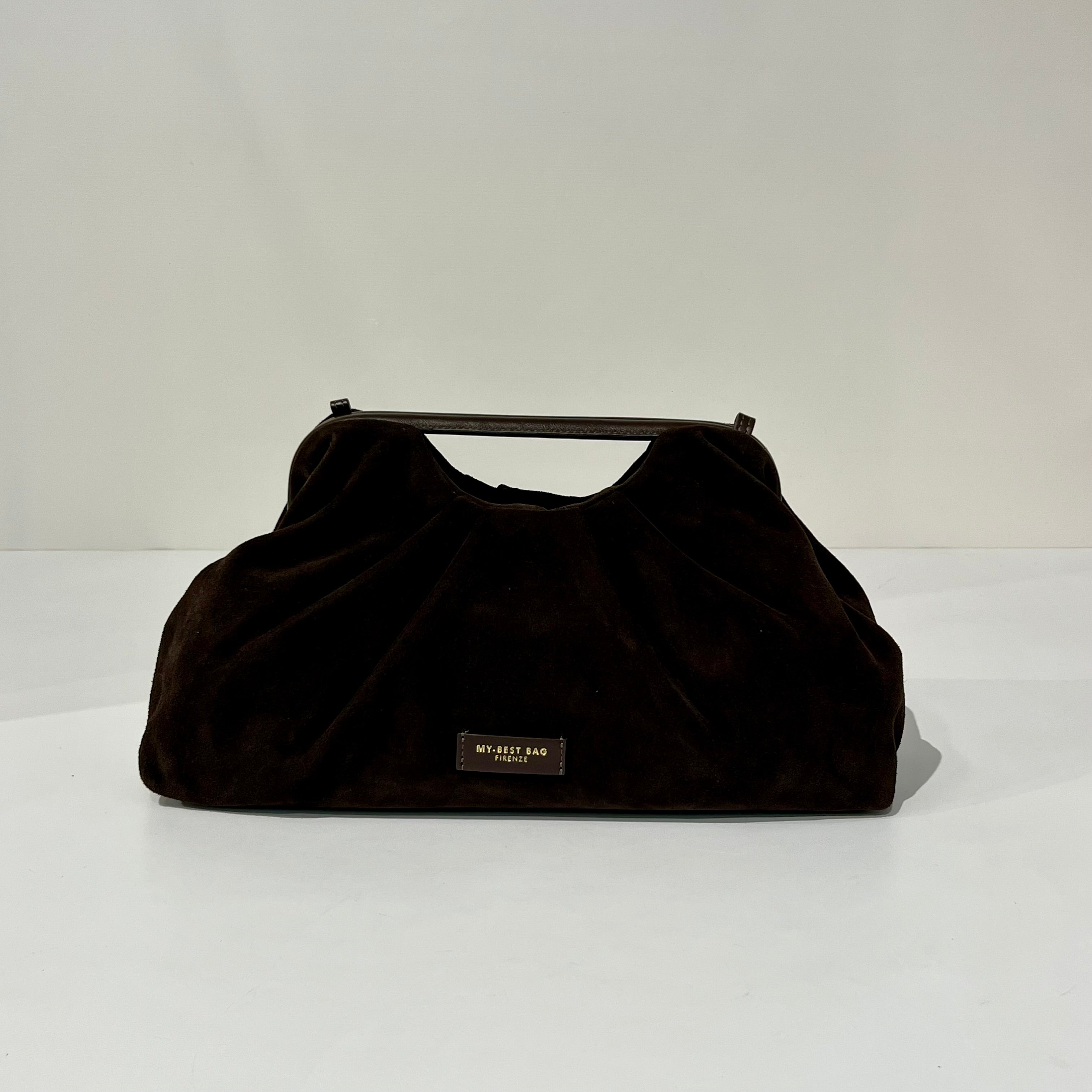 W6-3026 JANINE Suede Dark Brown