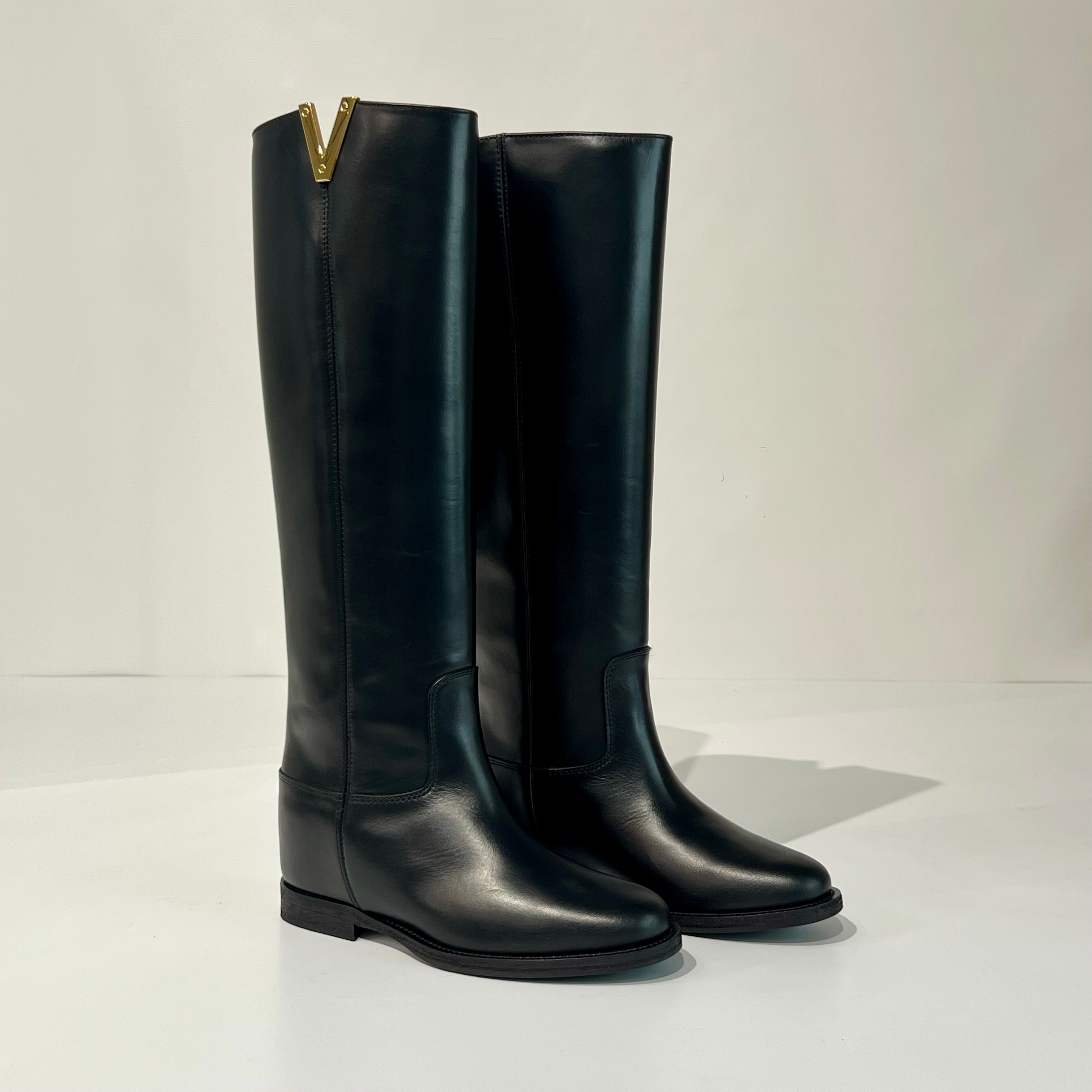 W5-2568 Stivale Santa Monica V Oro Nero