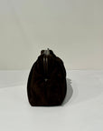 W6-3026 JANINE Suede Dark Brown