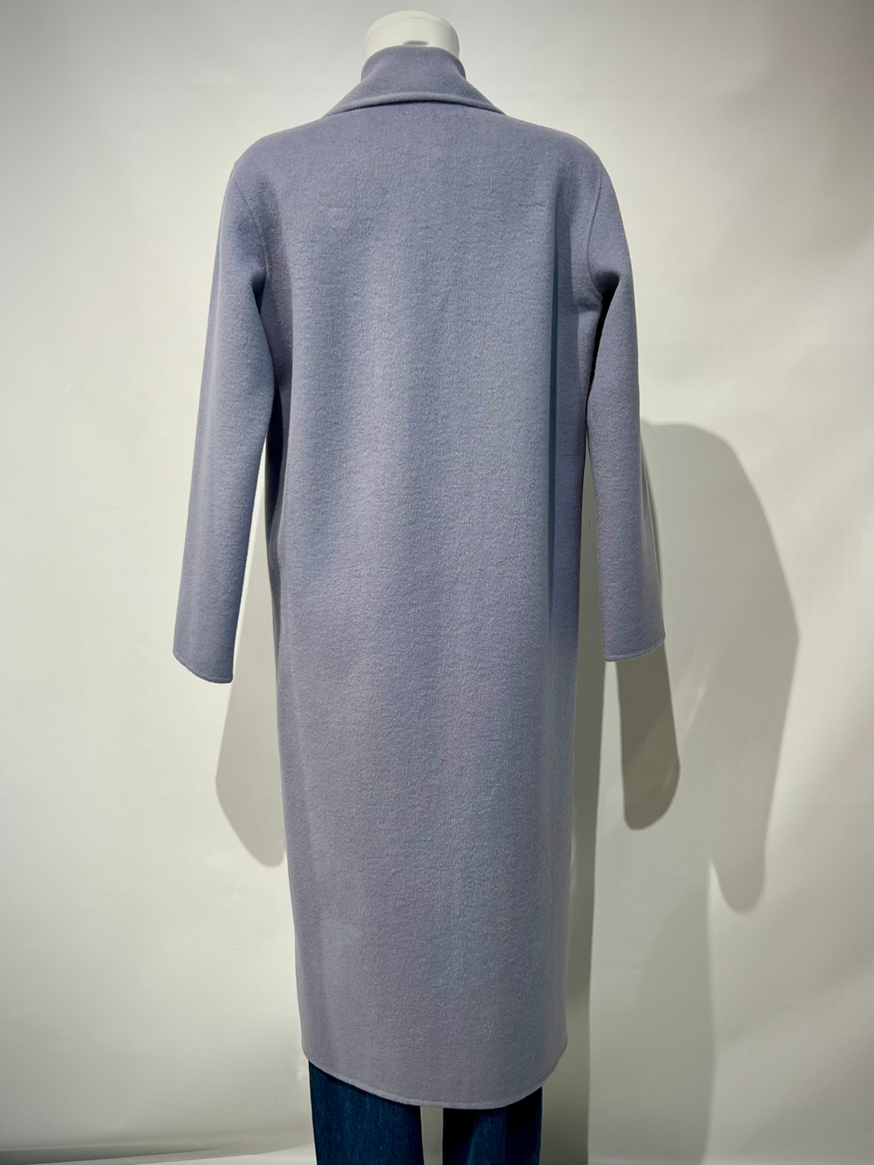 W5-35043 Cappotto Lungo Doppiopetto Cenere