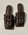 S6-8556 Sabot Aperto Imbottito Chocolate