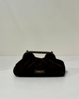 W6-3027 JANINE Suede Dark Brown
