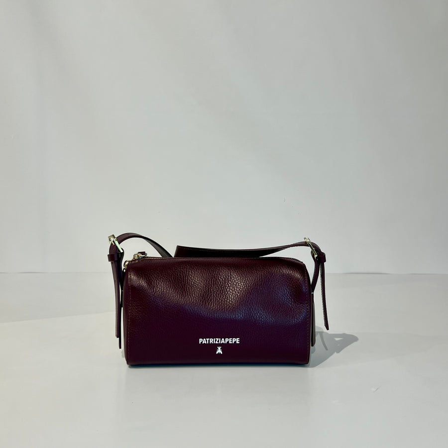 W5-8B0255 Borsa Camera Case Never Complete in Pelle Purple Red