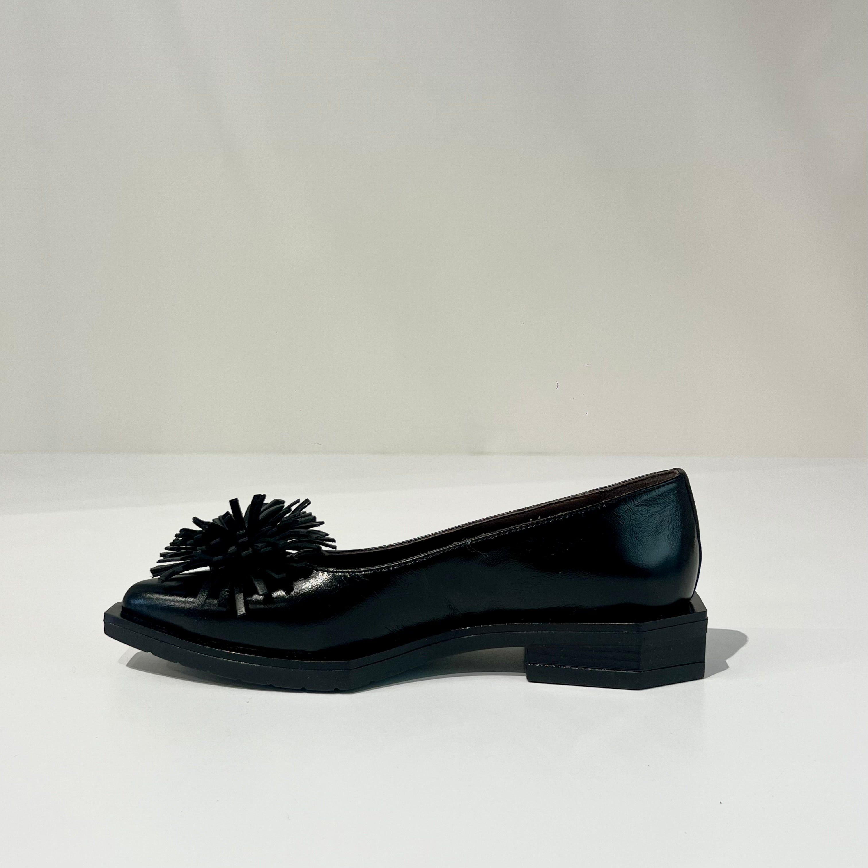 W6-G65-6 Ballerina Fiocco Naplack Nero
