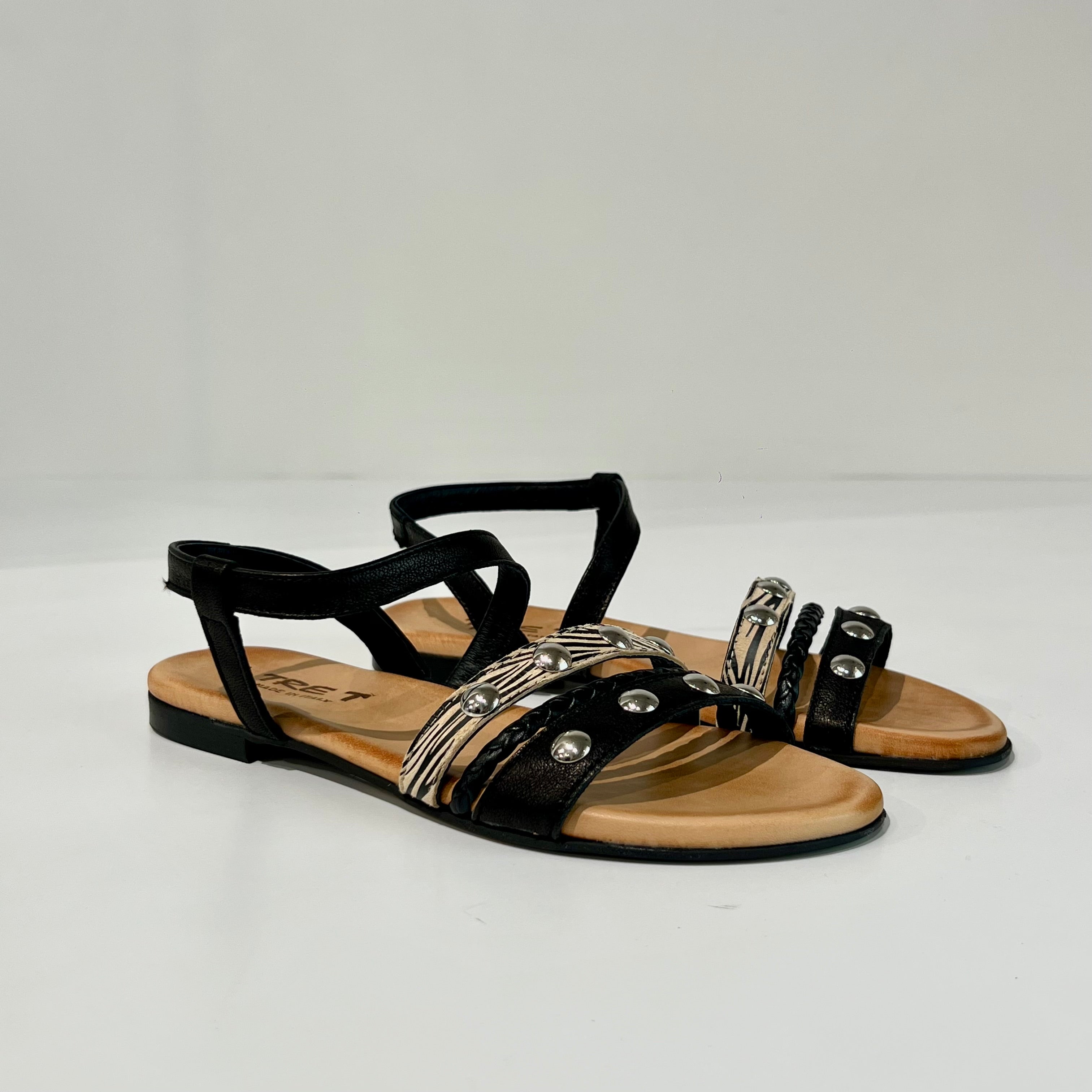 S6-1908 Sandalo Zebra Nero