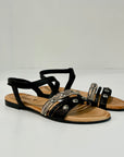 S6-1908 Sandalo Zebra Nero