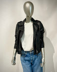 DS5-CICLONE Giubbotto Chiodo Black Woman