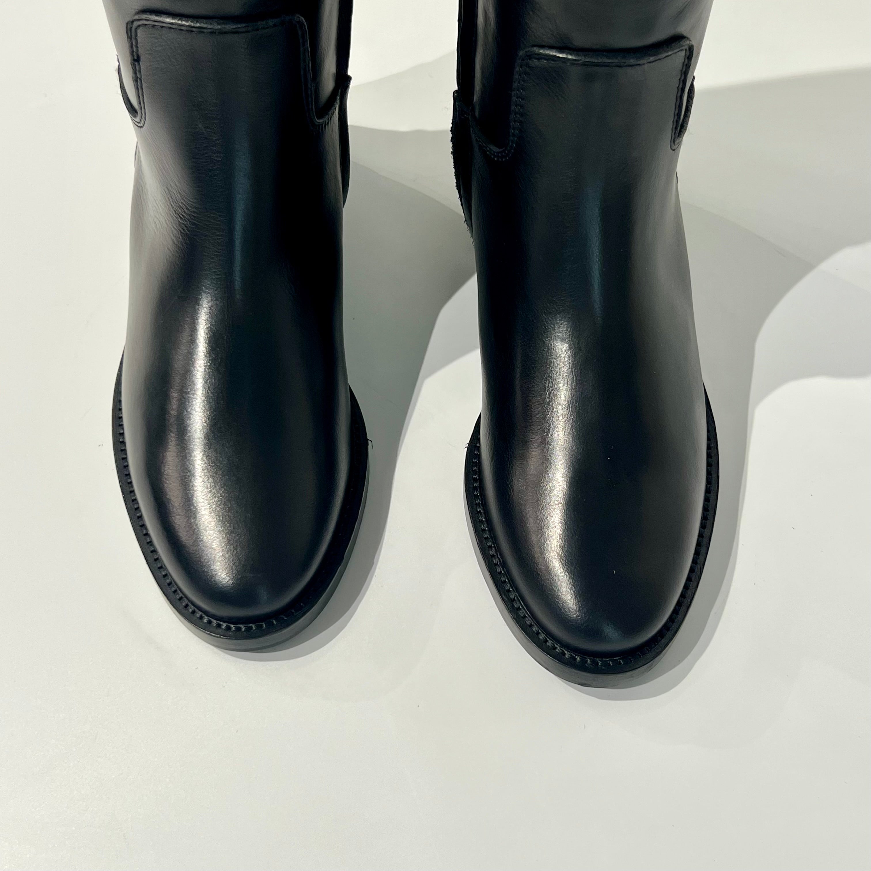 W5-4267 NO ZEPPA Stivale Luxury V Oro Nero