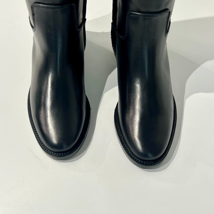 W5-4267 NO ZEPPA Stivale Luxury V Oro Nero