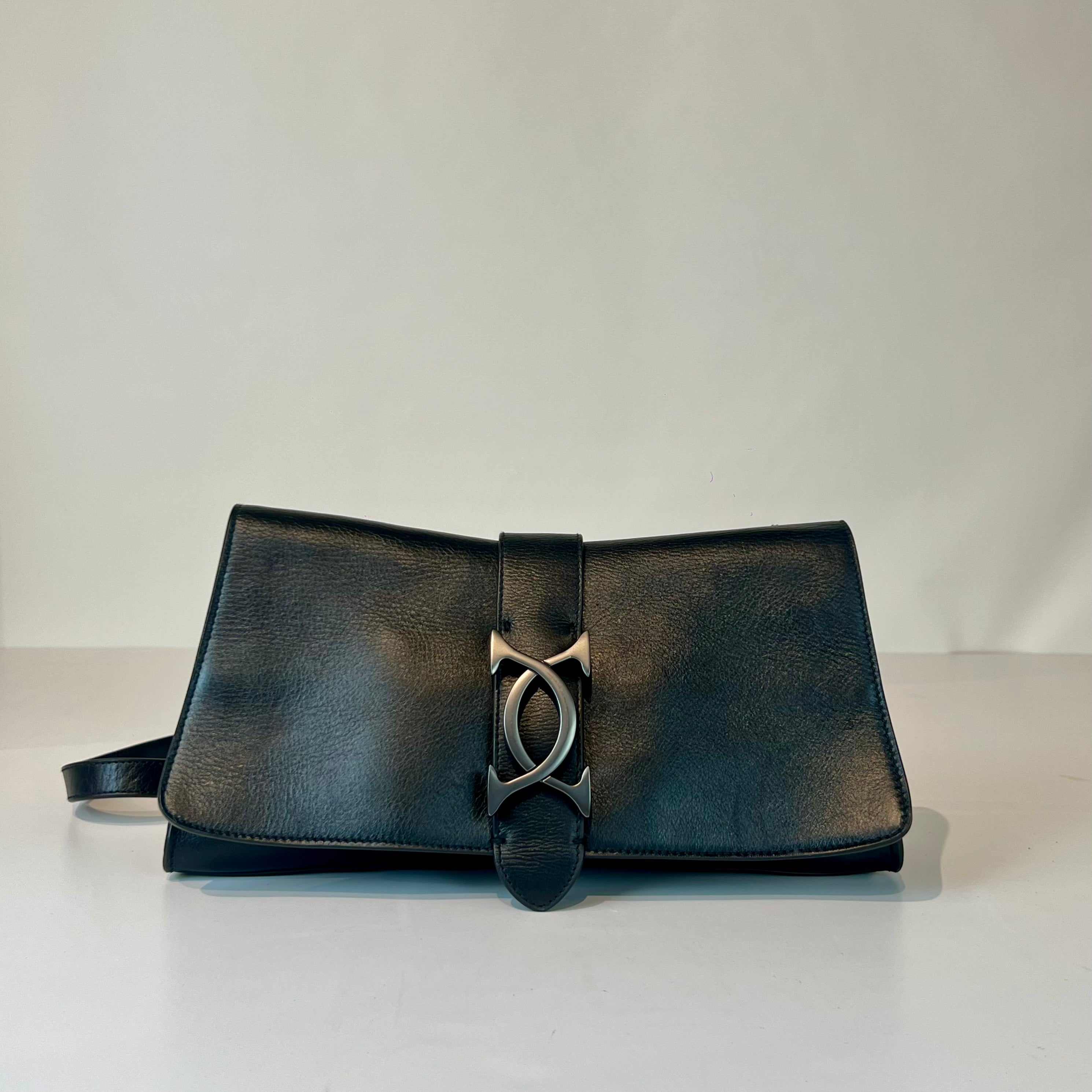 W5-9501 Borsa Tracolla Pelle Black 047