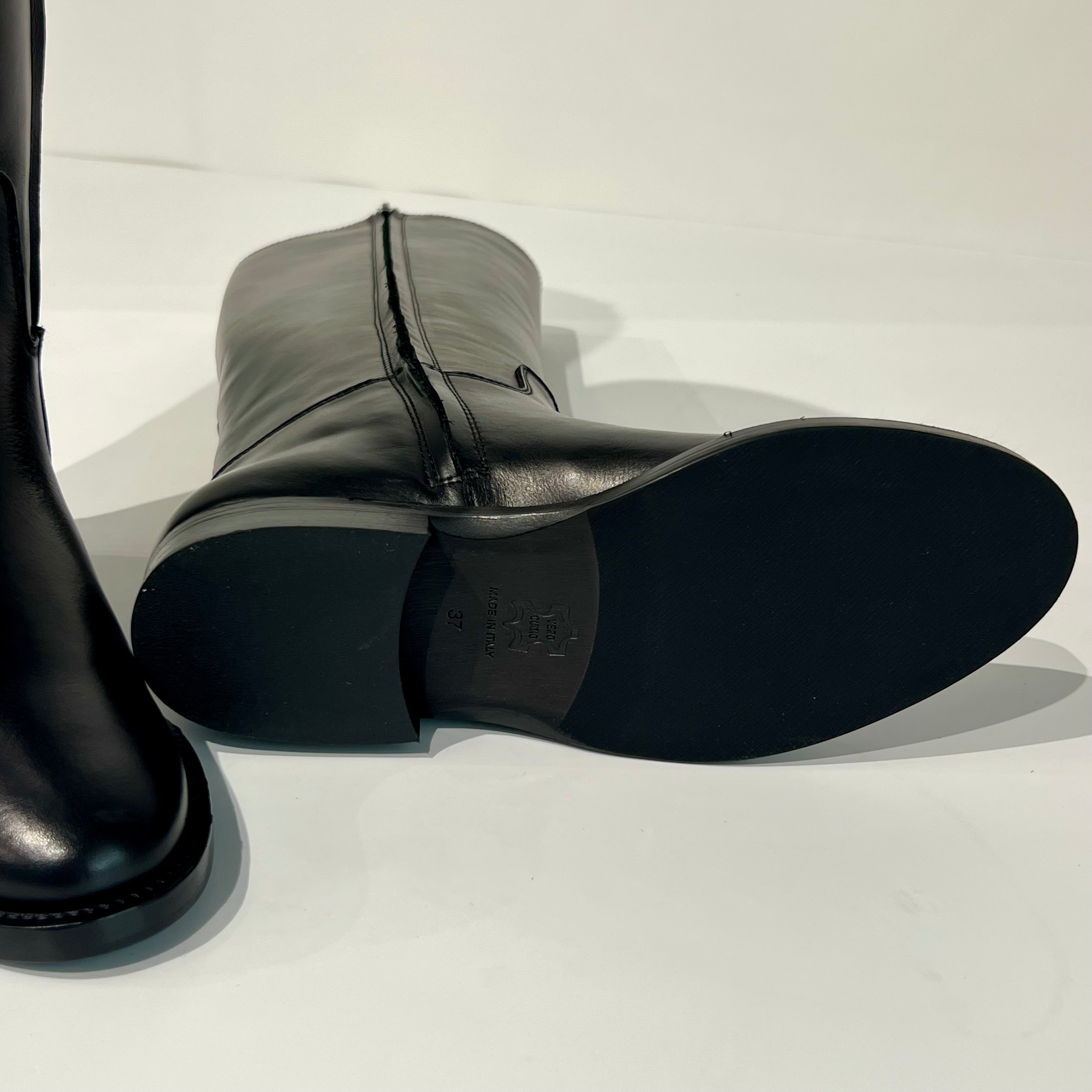 W5-4267 NO ZEPPA Stivale Luxury V Oro Nero