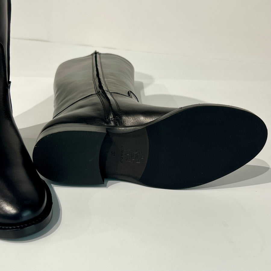 W5-4267 NO ZEPPA Stivale Luxury V Oro Nero