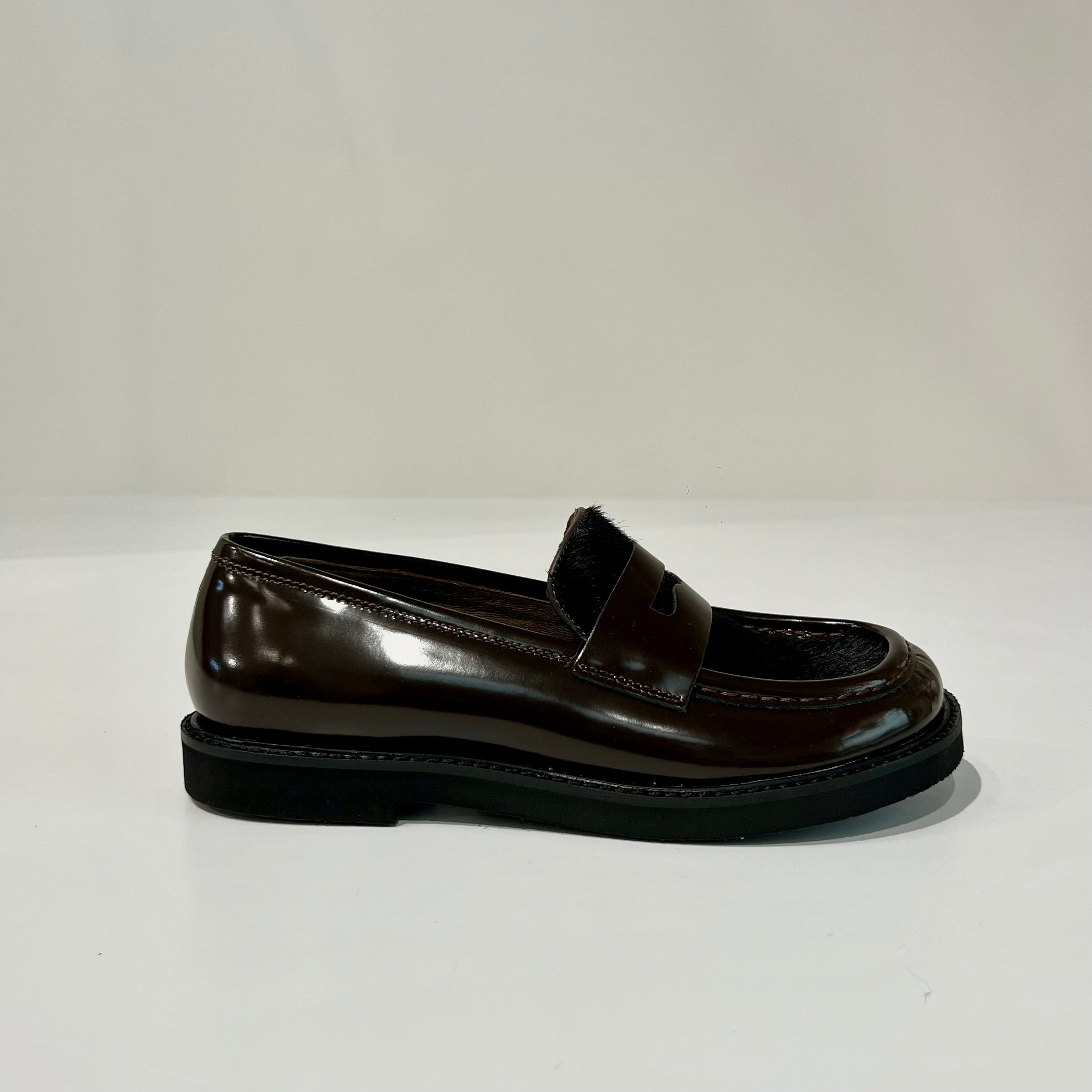 W6-9711 Mocassino Smart Pony Caffè
