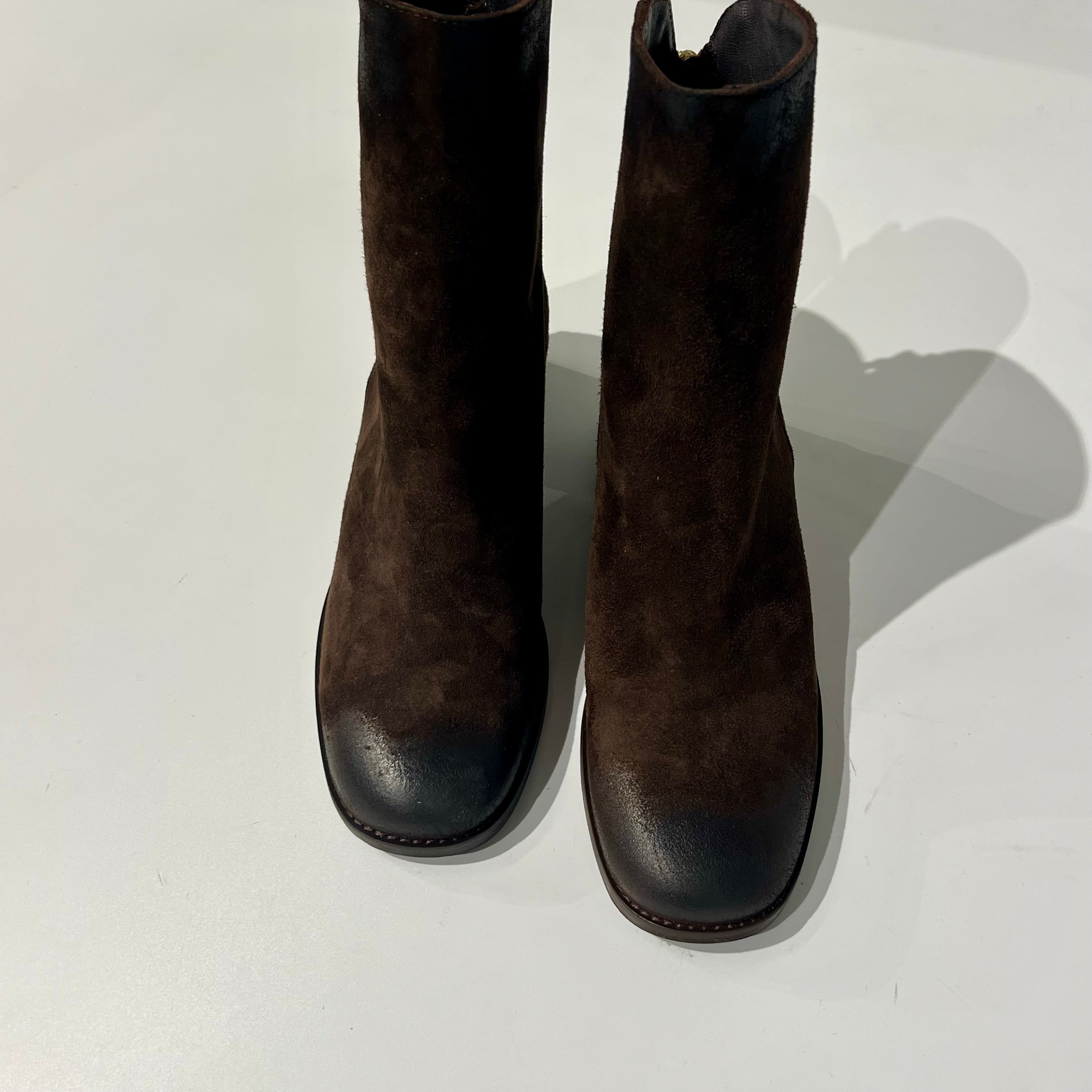W6-125 Polacchino Basso Camoscio Testa di Moro
