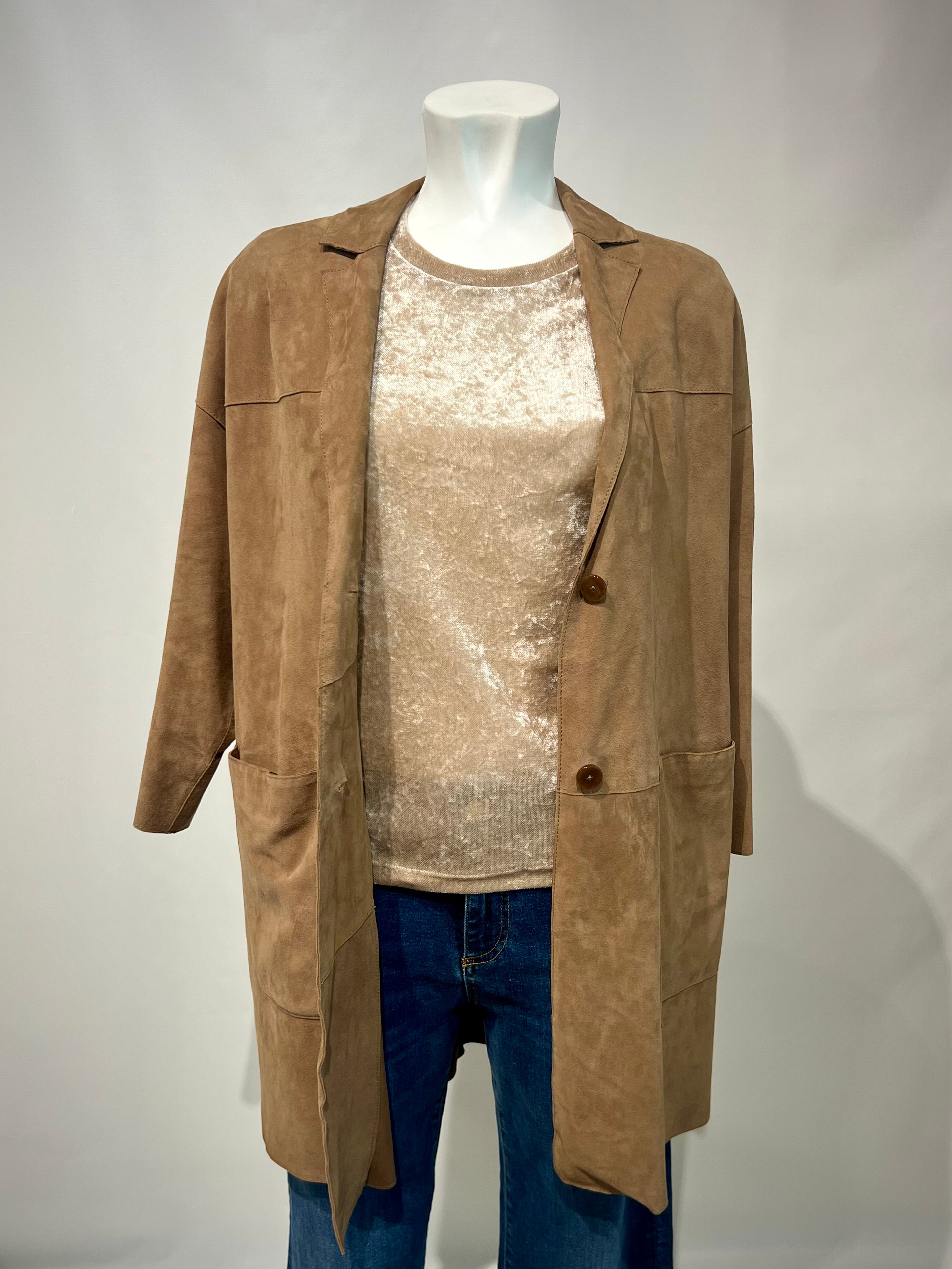 DS5-VIRGINIA Spolverino Sand Woman