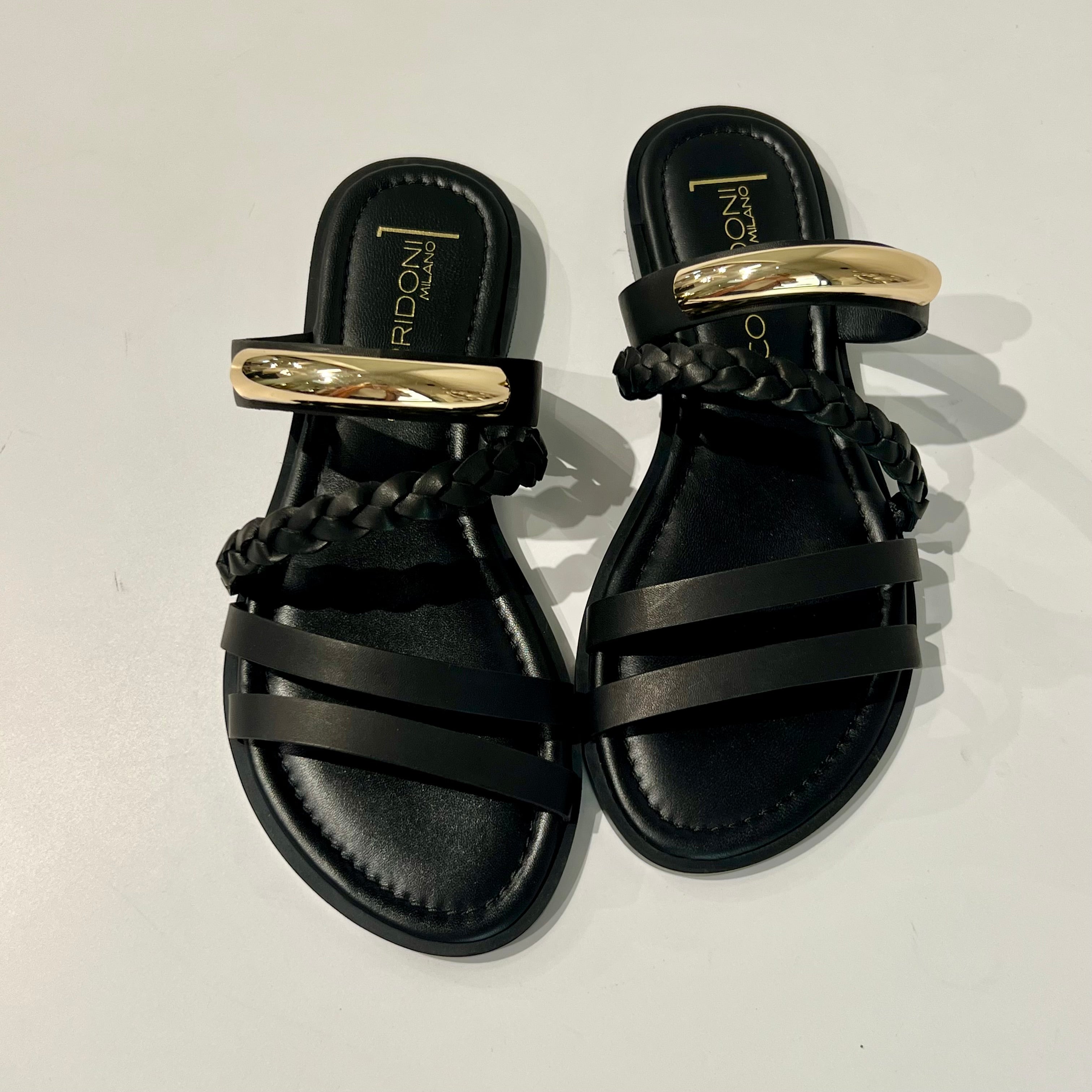 S6-8550 Sabot Aperto Dettaglio Gold Black