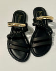 S6-8550 Sabot Aperto Dettaglio Gold Black