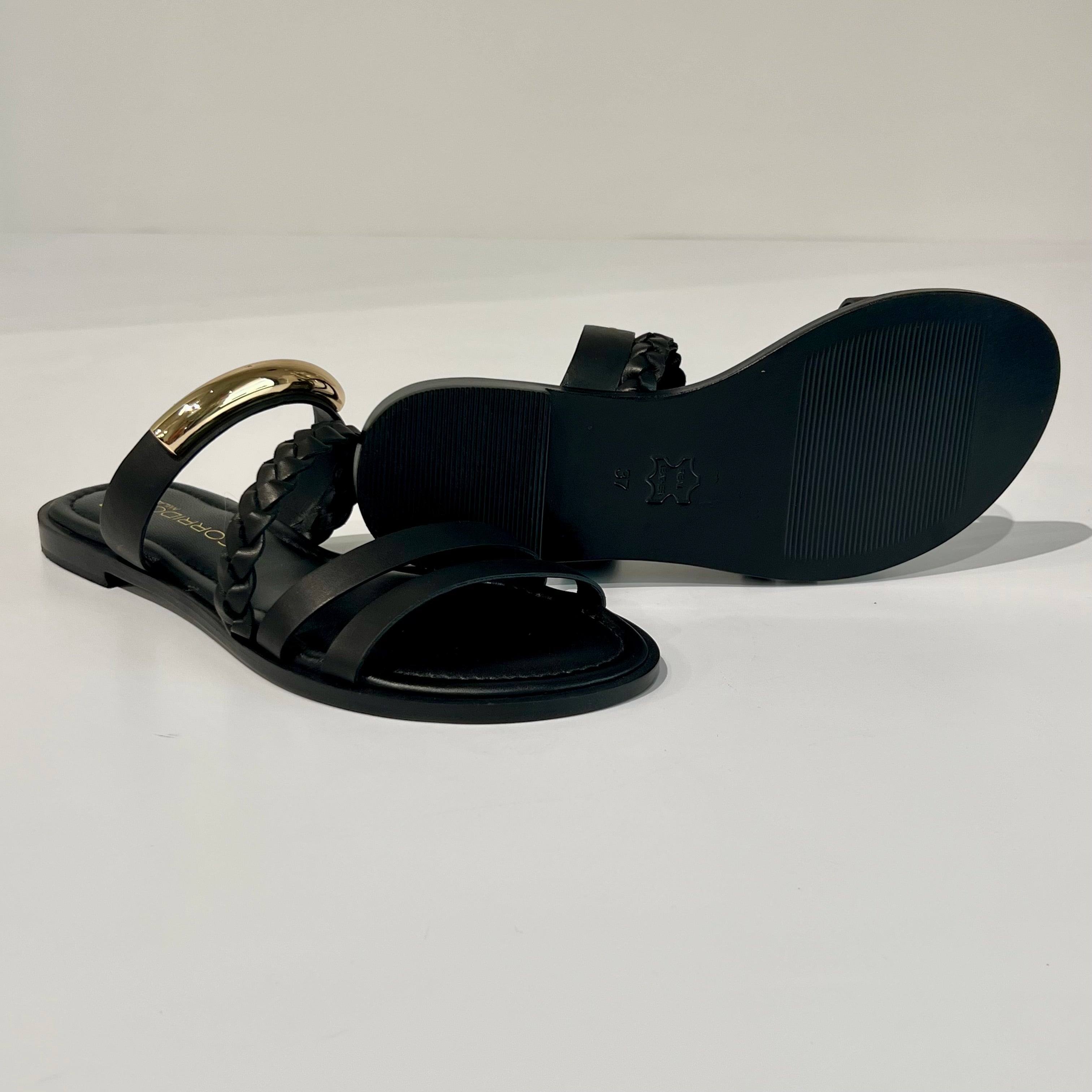 S6-8550 Sabot Aperto Dettaglio Gold Black