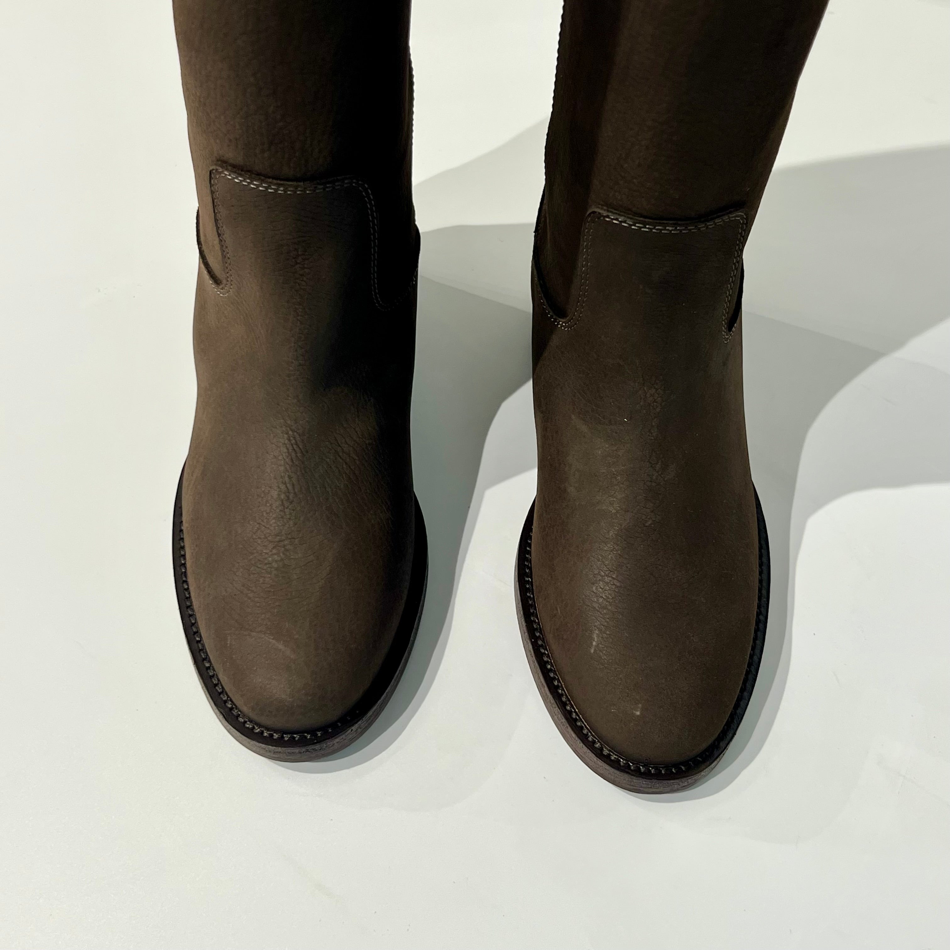 W5-2568 Stivale Desire V Oro Scamosciato Testa di Moro