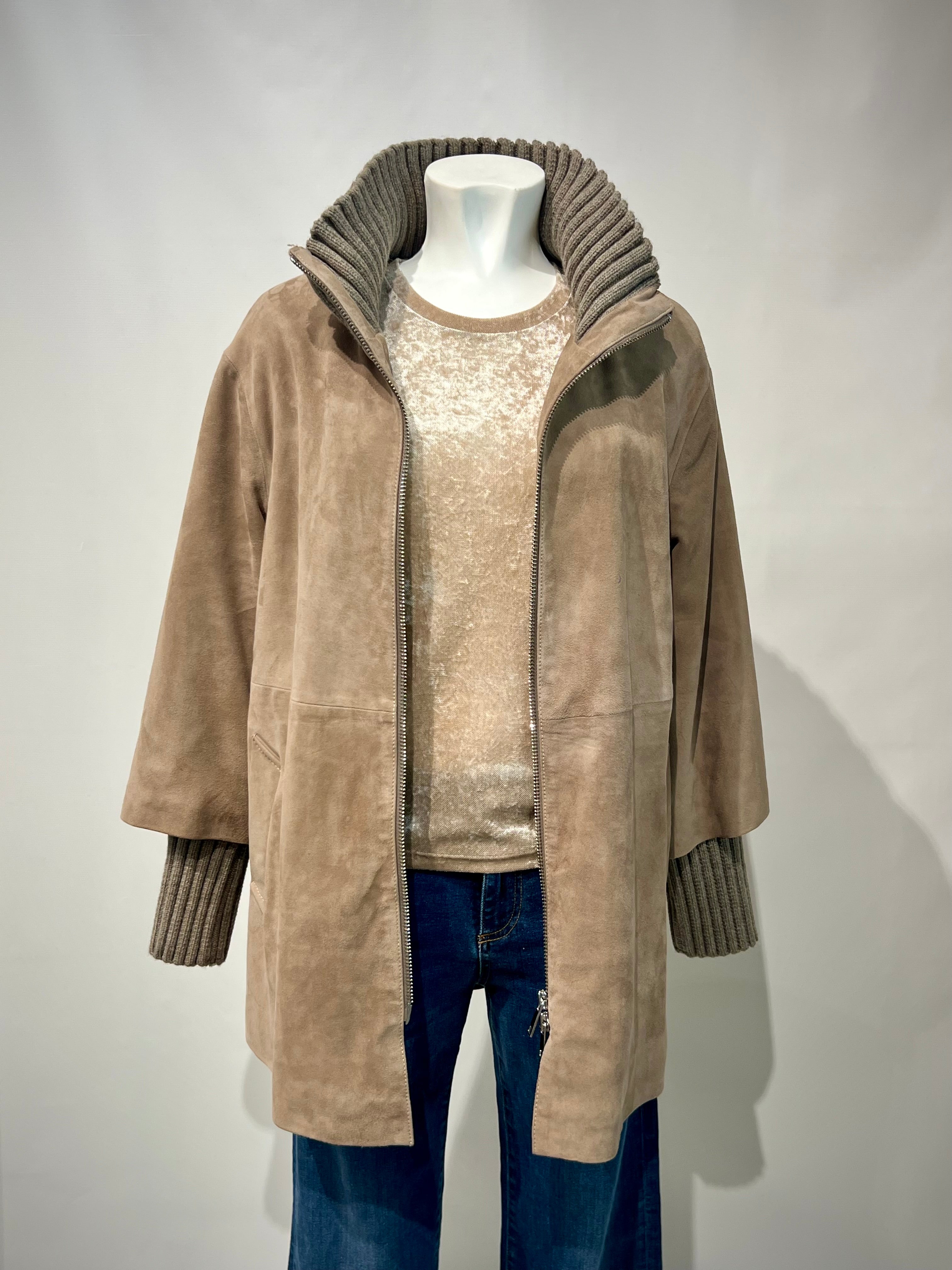 DW5-DESIRE Giacca Over Suede Vanilla Woman