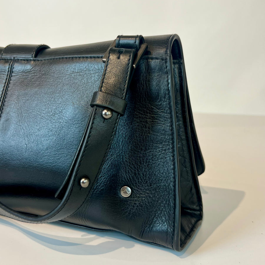 W5-9501 Borsa Tracolla Pelle Black 047