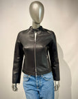 DS4-TARIFA Giubbotto in Pelle Black Woman