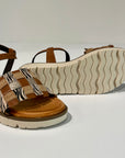 S6-1932 Sandalo Zeppa Cuoio Zebra