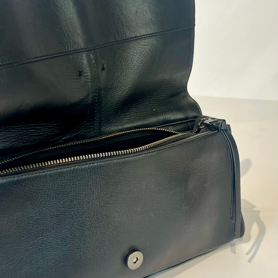 W5-9501 Borsa Tracolla Pelle Black 047