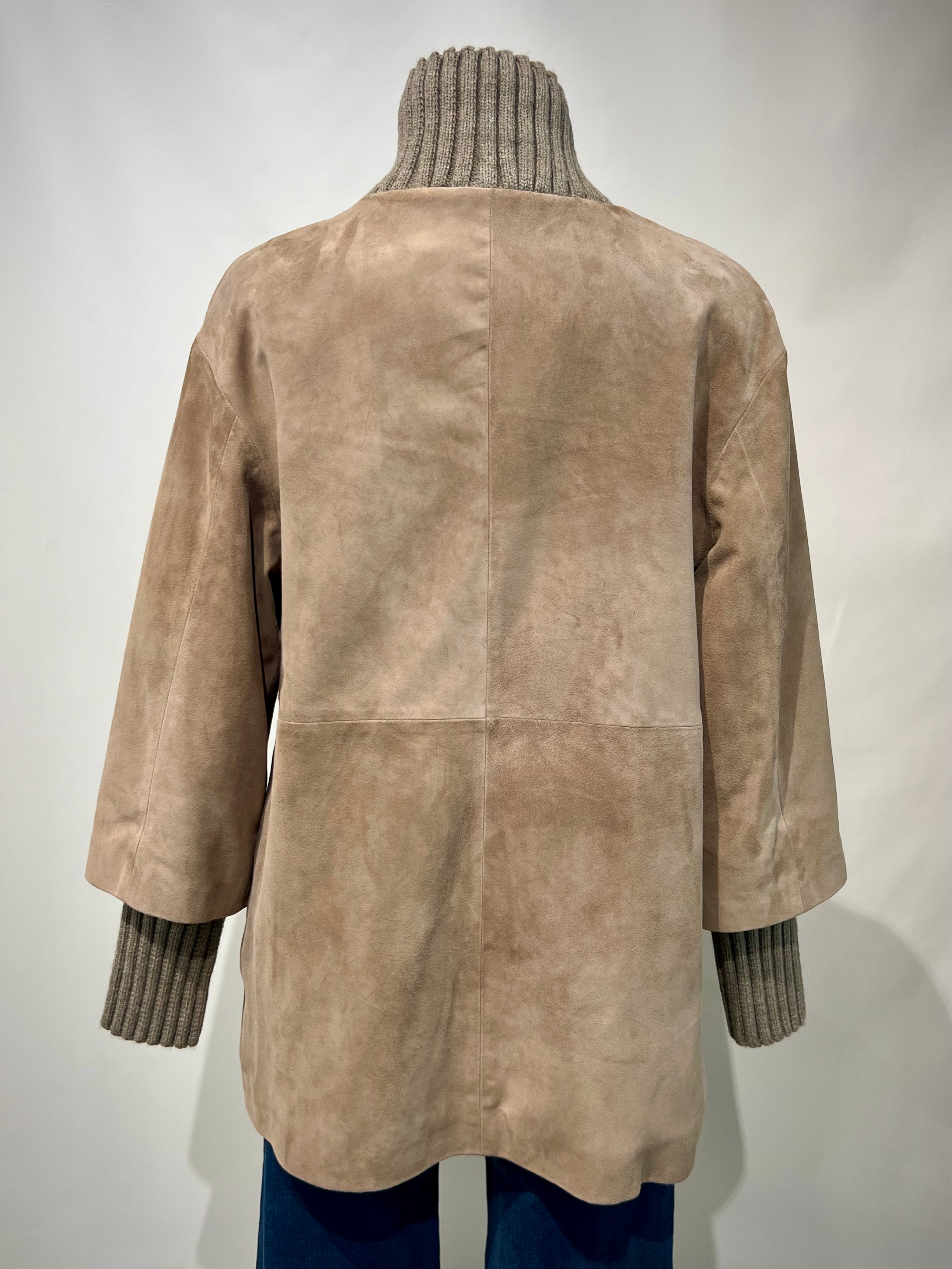 DW5-DESIRE Giacca Over Suede Vanilla Woman