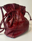 W5-9601 Borsa Tracolla Pelle Crinkle Blood